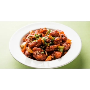 Chilli Chicken Masala plate