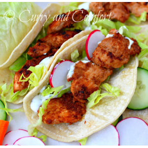 Tandoori Masala Taco Plate