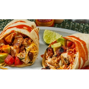 Chilli Chicken Masala Burrito