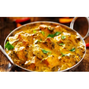 Kadai Paneer Masala over Rice